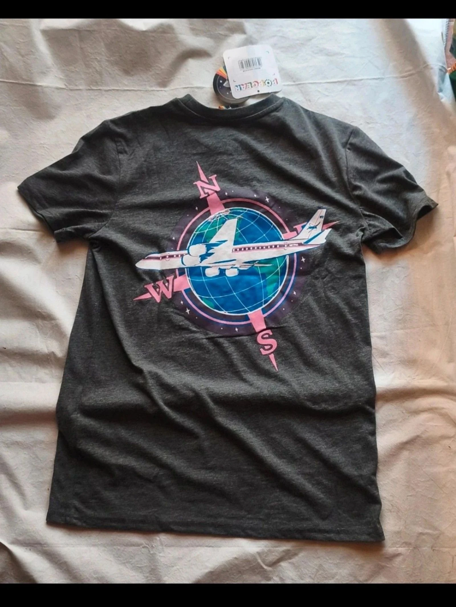 Camiseta NASA Gris Antracita (Nueva con Etiqueta) popgear – photo 5